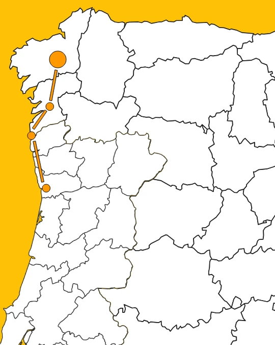 Camino Portugués por la costa